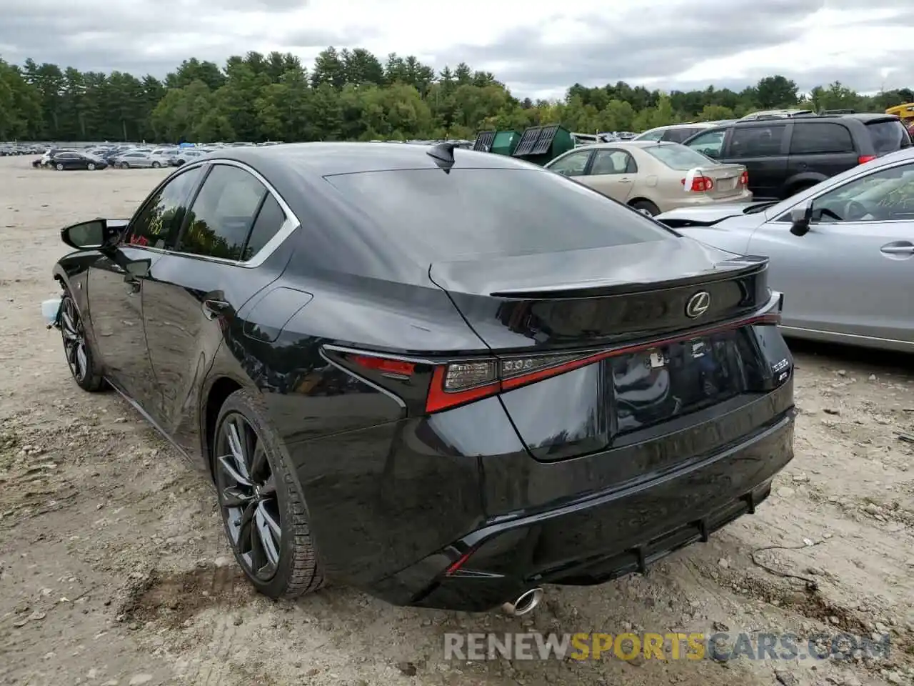 3 Photograph of a damaged car JTHGZ1E26N5025238 LEXUS IS 2022