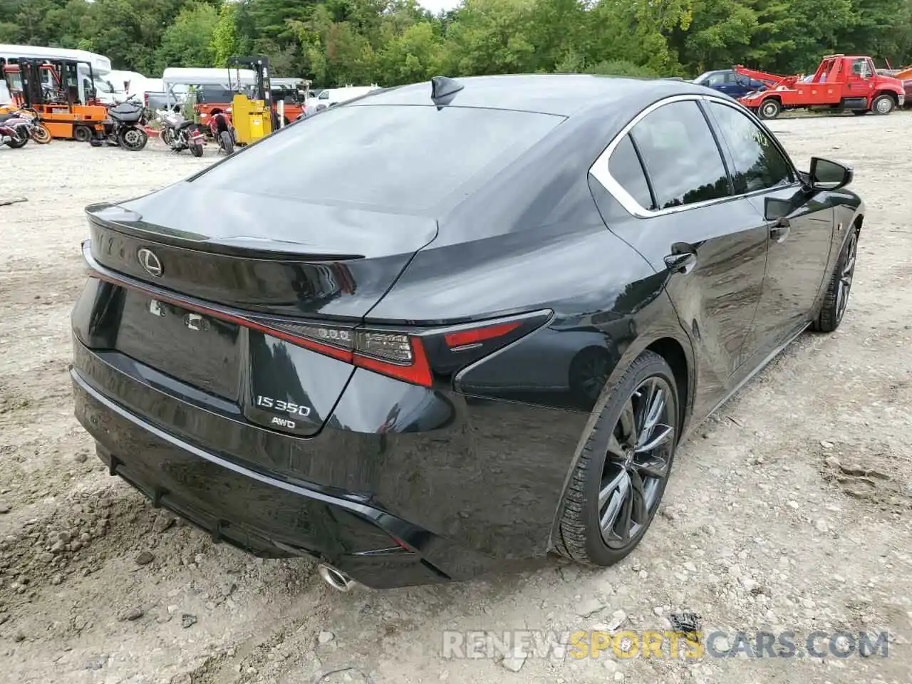 4 Photograph of a damaged car JTHGZ1E26N5025238 LEXUS IS 2022