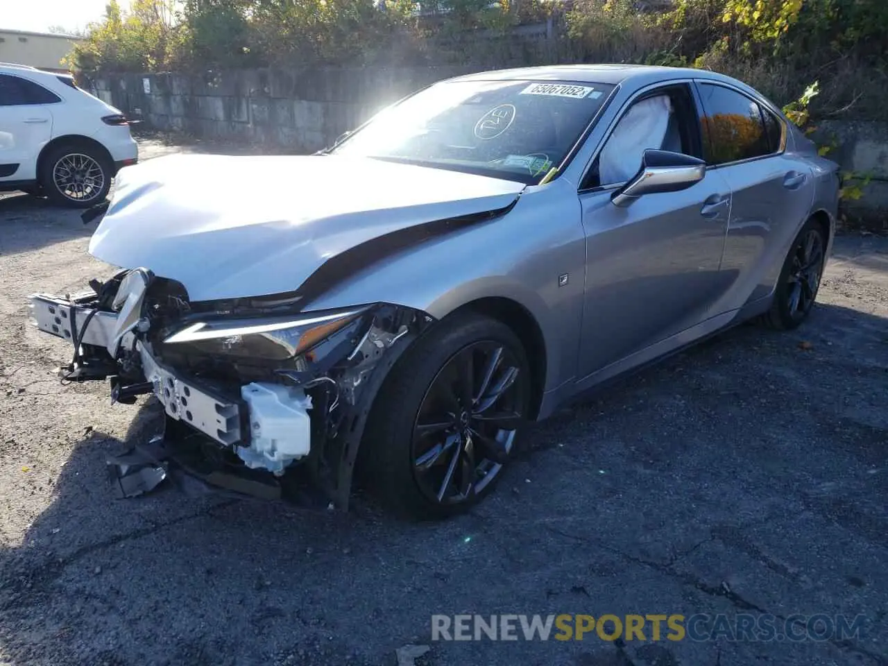 2 Photograph of a damaged car JTHGZ1E27N5023692 LEXUS IS 2022