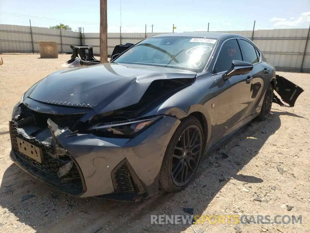 2 Photograph of a damaged car JTHSZ1B29N5050892 LEXUS IS 2022