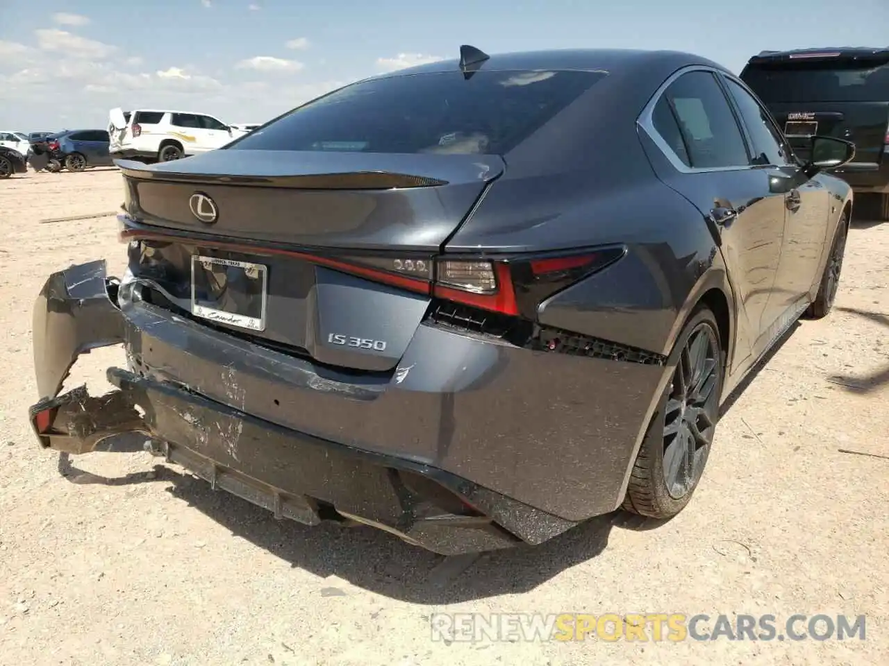 4 Photograph of a damaged car JTHSZ1B29N5050892 LEXUS IS 2022