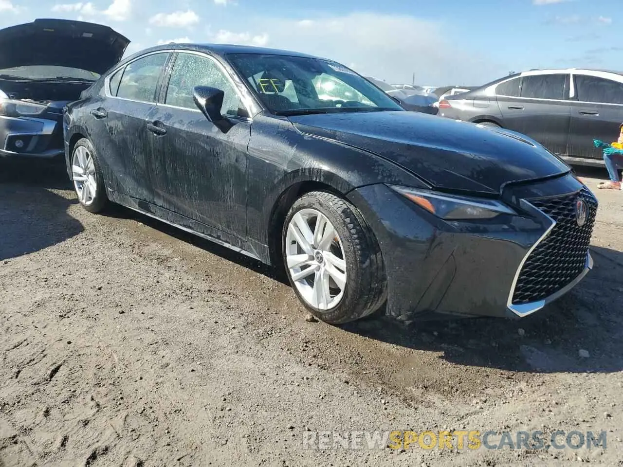 4 Photograph of a damaged car JTHCA1D21P5124608 LEXUS IS 2023