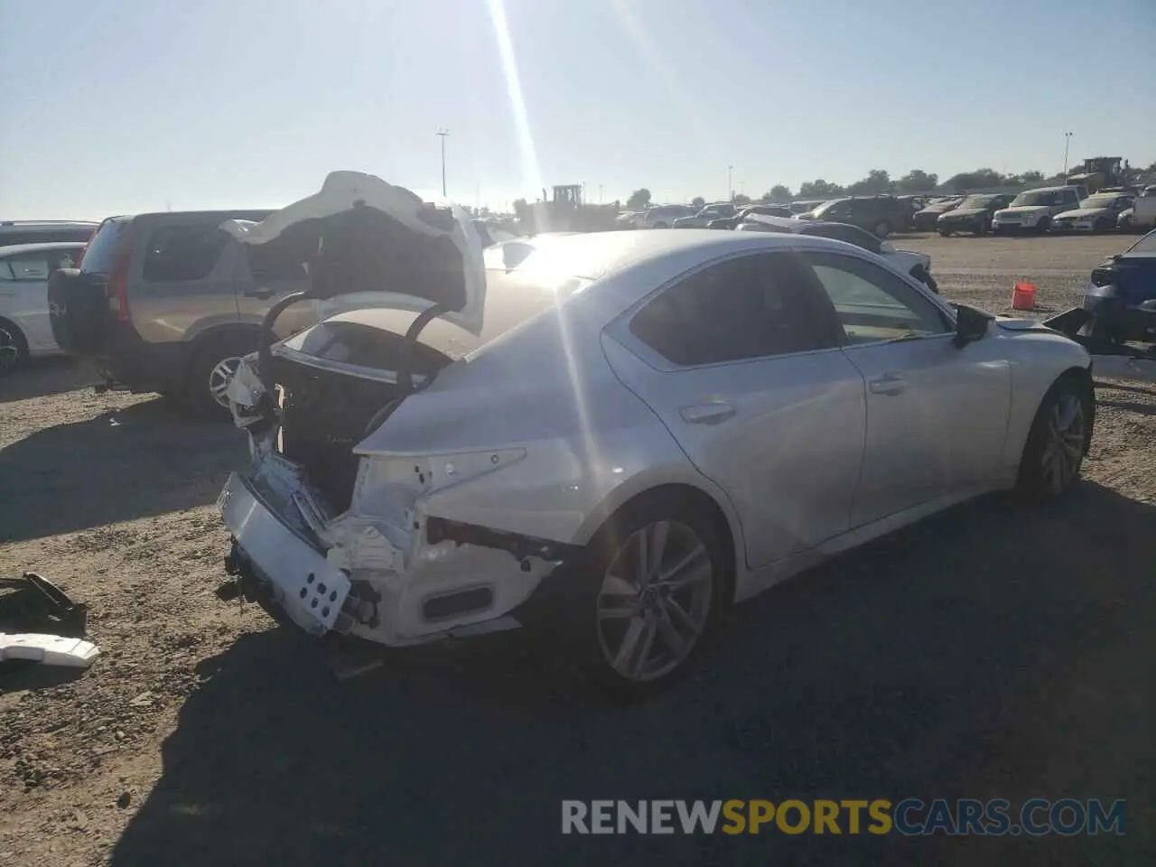 3 Photograph of a damaged car JTHCA1D22P5126951 LEXUS IS 2023