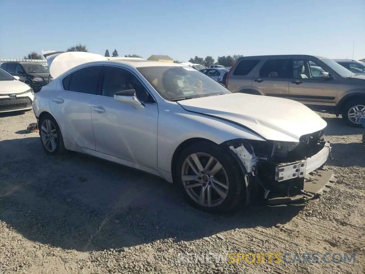 4 Photograph of a damaged car JTHCA1D22P5126951 LEXUS IS 2023