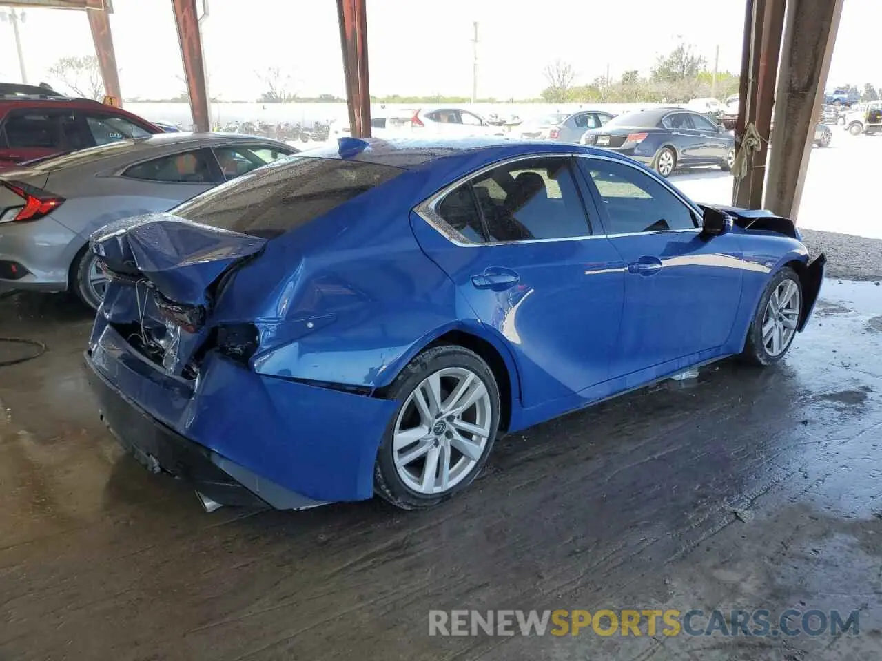 3 Photograph of a damaged car JTHCA1D22P5127288 LEXUS IS 2023