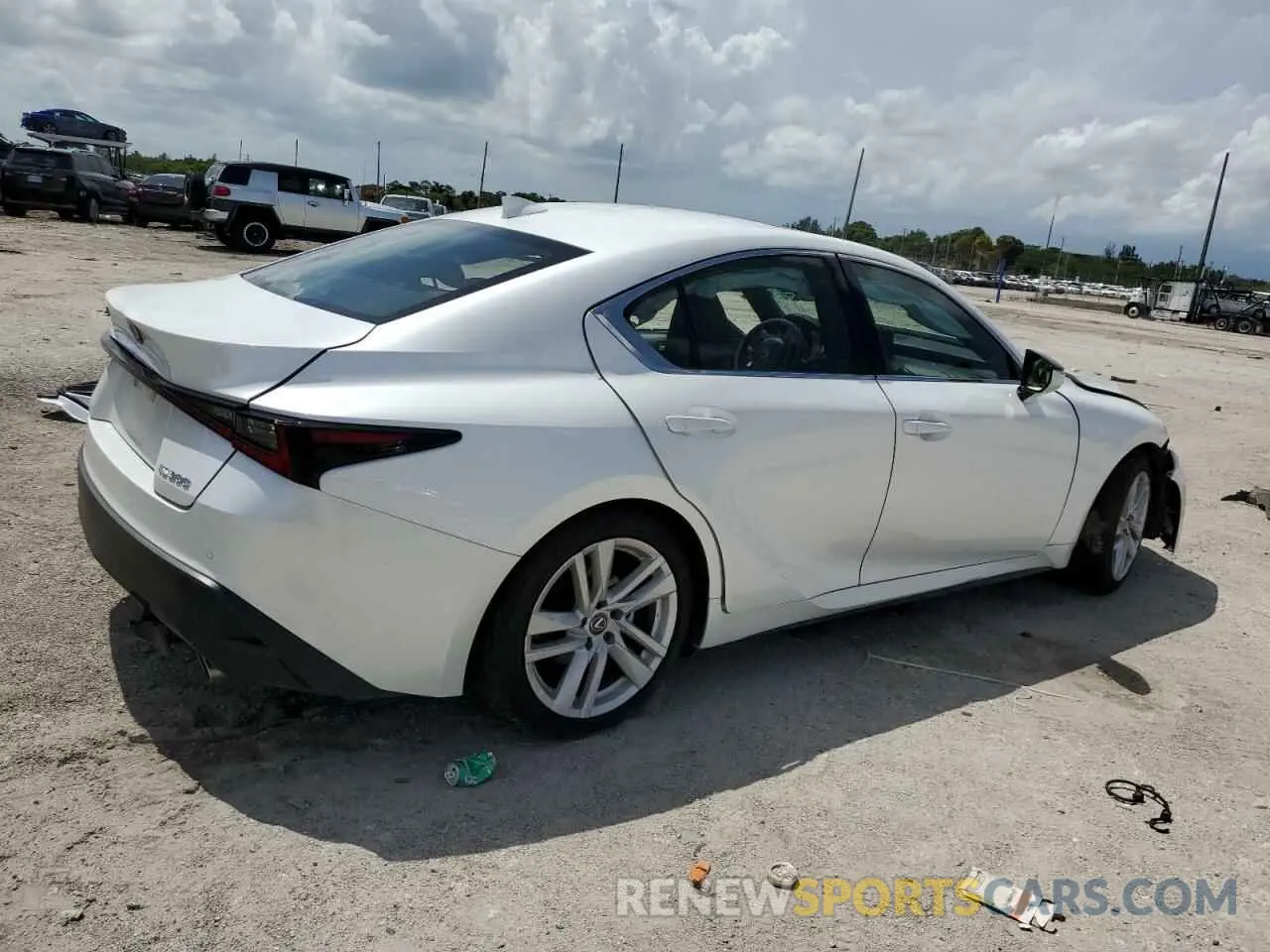 3 Photograph of a damaged car JTHCA1D24P5127518 LEXUS IS 2023
