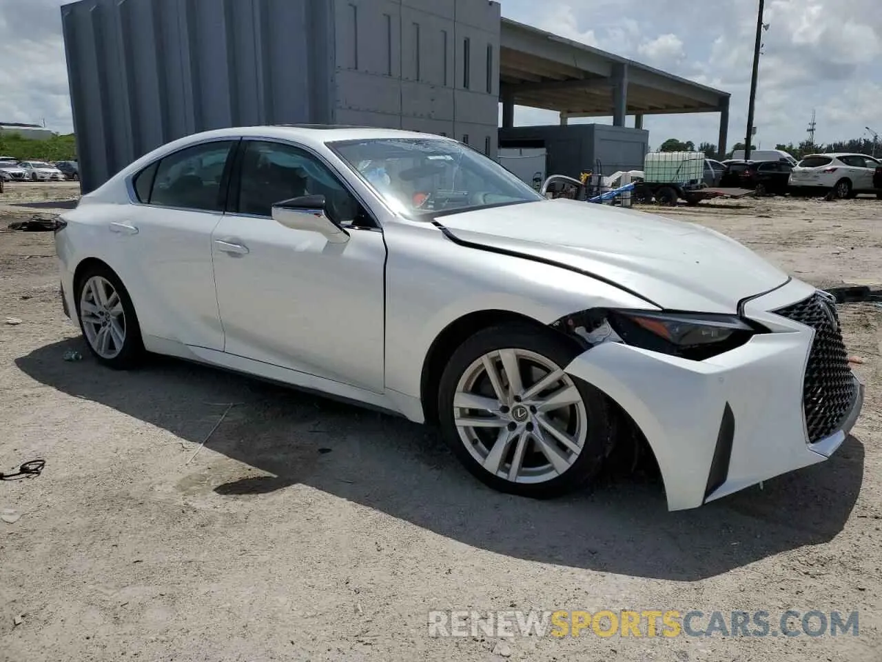 4 Photograph of a damaged car JTHCA1D24P5127518 LEXUS IS 2023