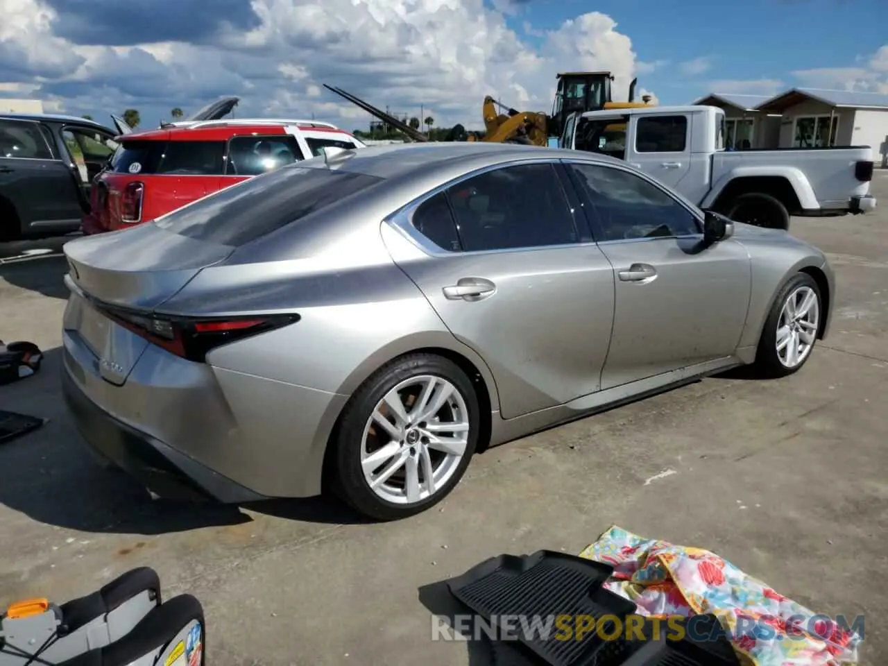 3 Photograph of a damaged car JTHCA1D29P5127028 LEXUS IS 2023