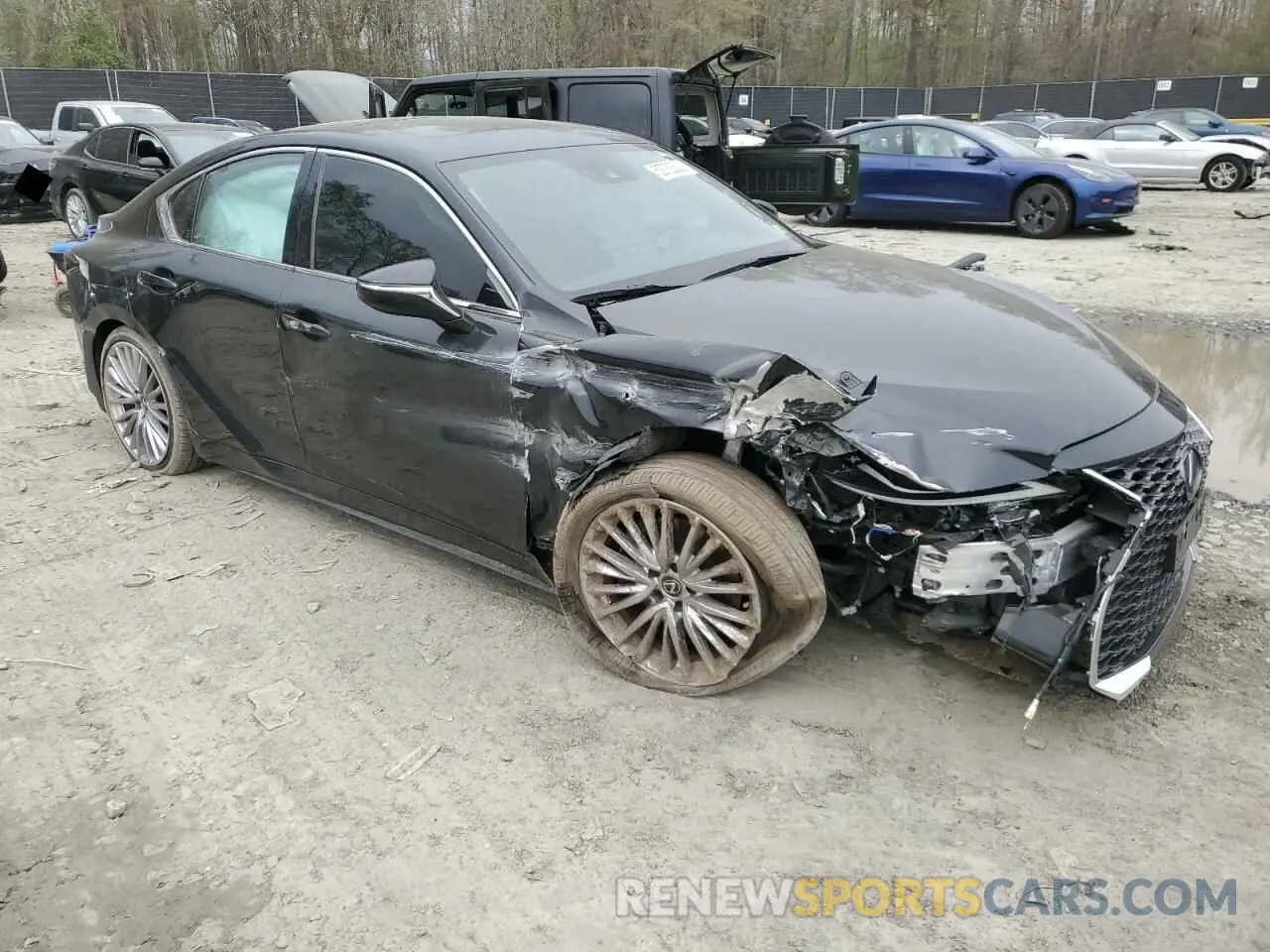 4 Photograph of a damaged car JTHD81F2XP5050344 LEXUS IS 2023
