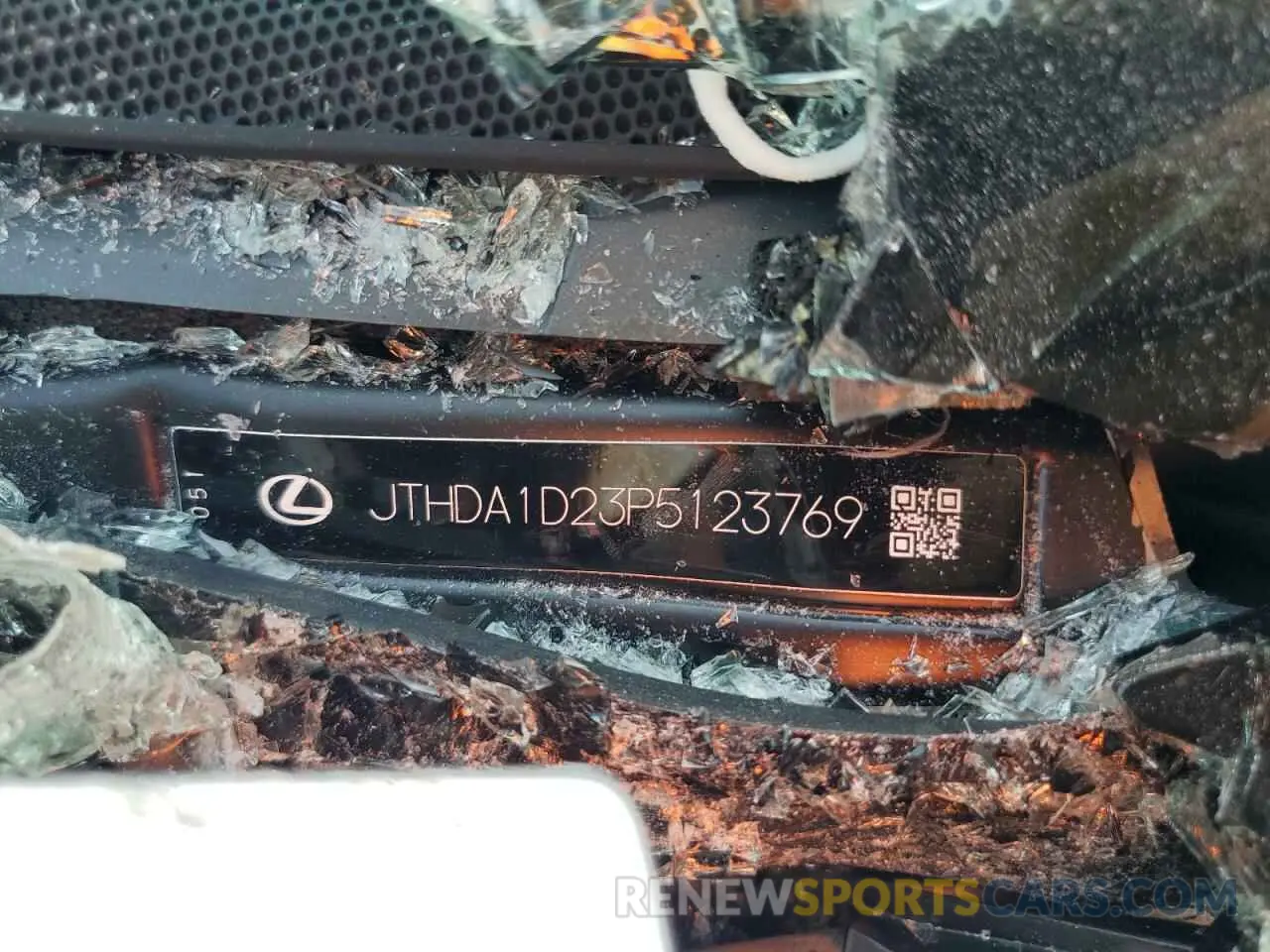 12 Photograph of a damaged car JTHDA1D23P5123769 LEXUS IS 2023