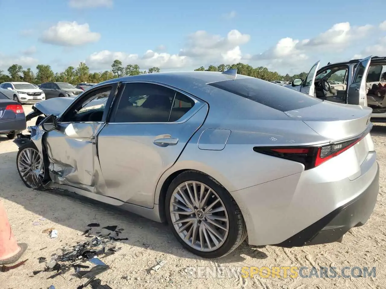 2 Photograph of a damaged car JTHDA1D23P5123769 LEXUS IS 2023