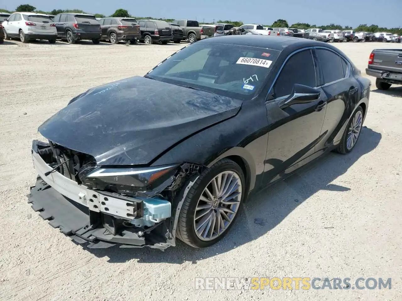 1 Photograph of a damaged car JTHDA1D28P5127090 LEXUS IS 2023