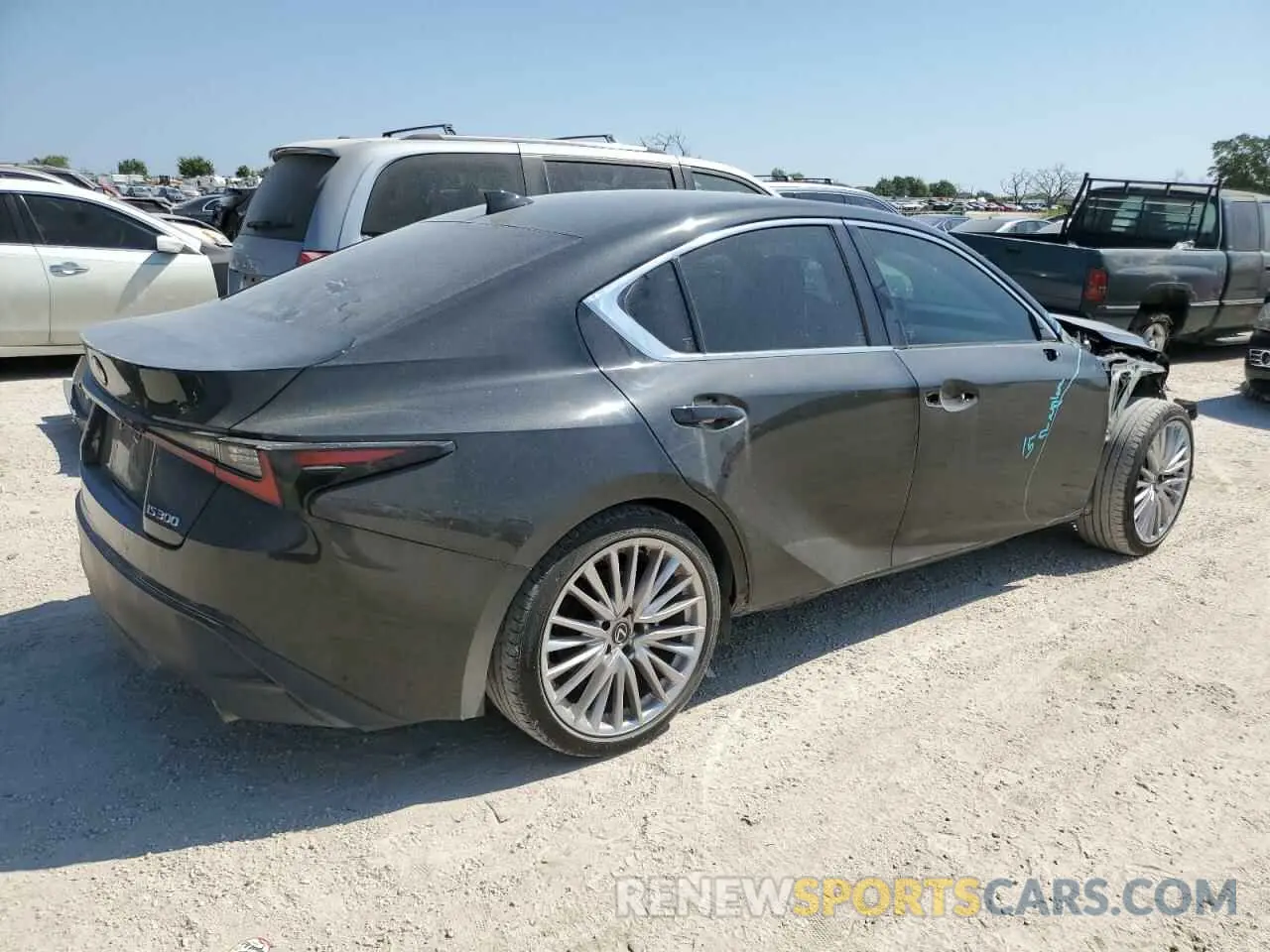 3 Photograph of a damaged car JTHDA1D28P5127090 LEXUS IS 2023