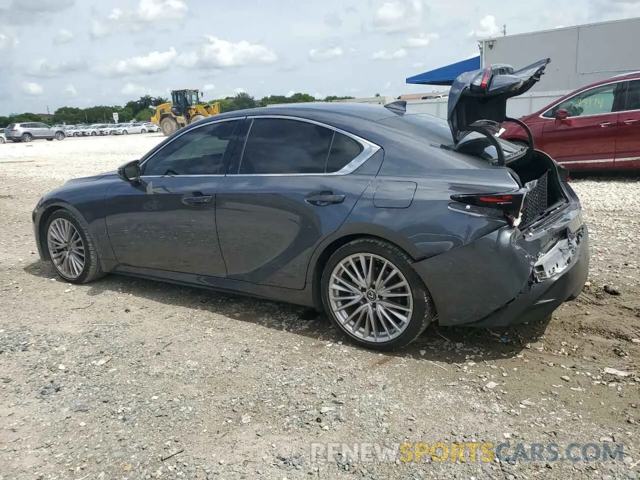 2 Photograph of a damaged car JTHDA1D28P5128529 LEXUS IS 2023