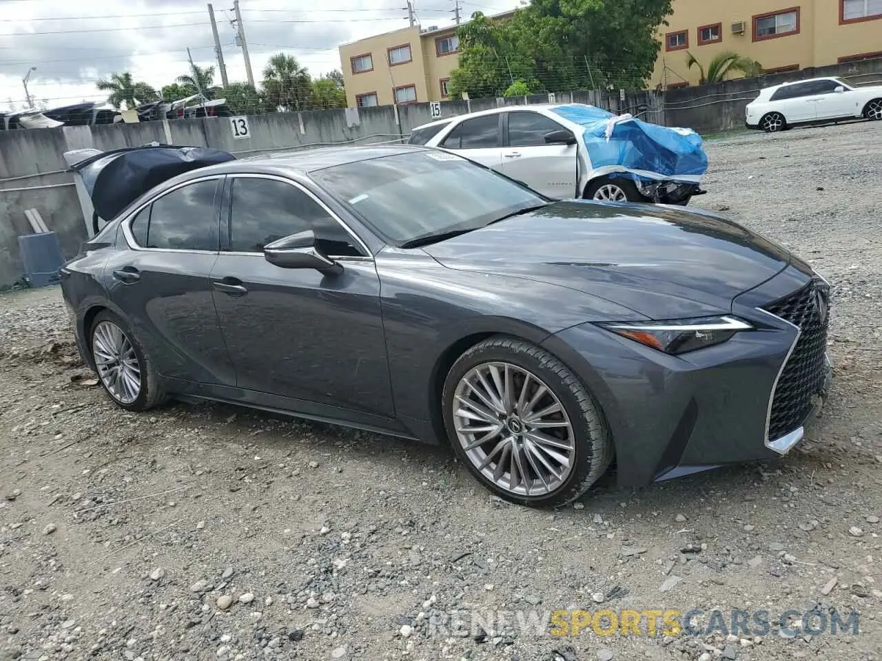 4 Photograph of a damaged car JTHDA1D28P5128529 LEXUS IS 2023