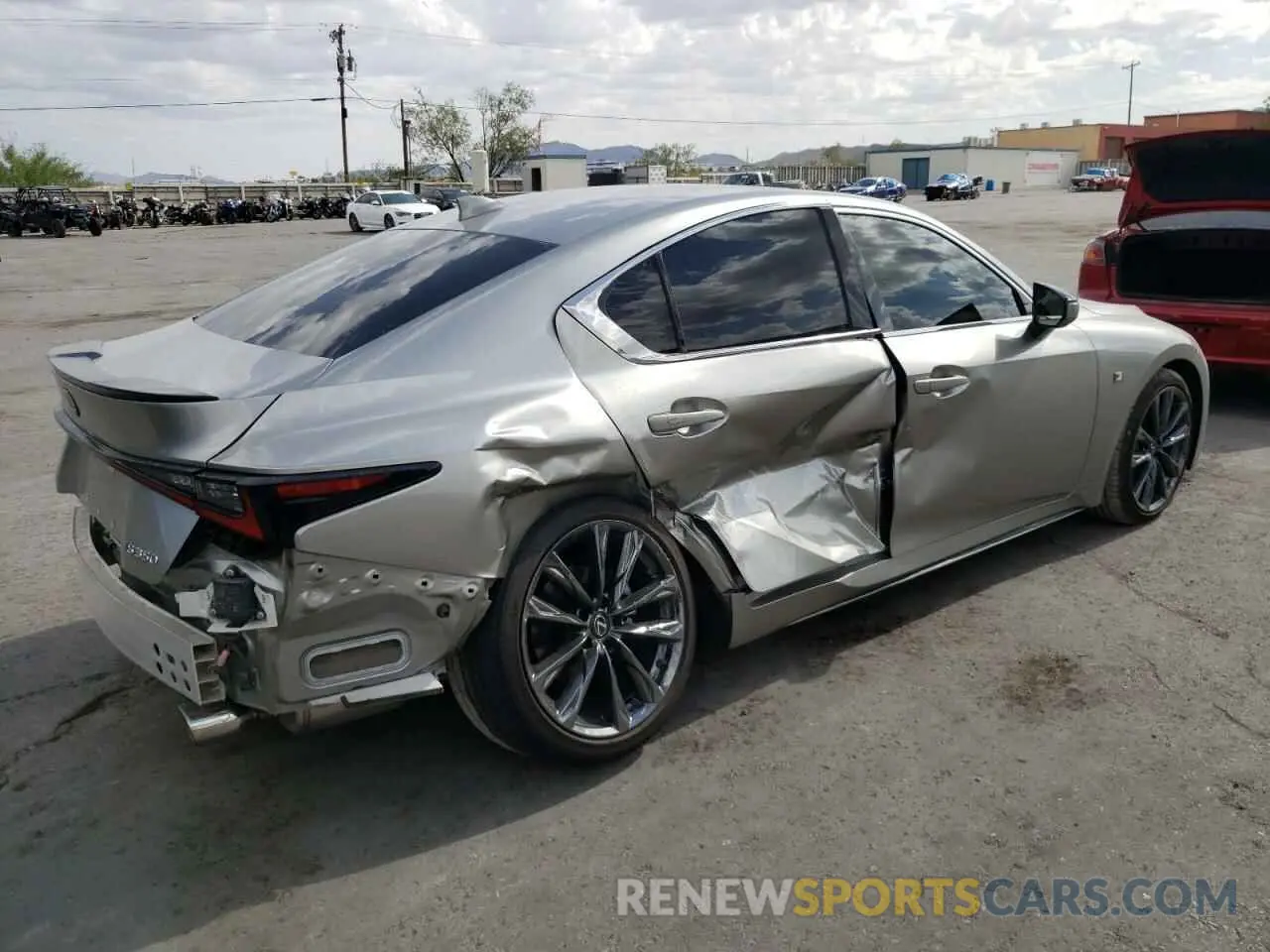 3 Photograph of a damaged car JTHGZ1B23P5060648 LEXUS IS 2023