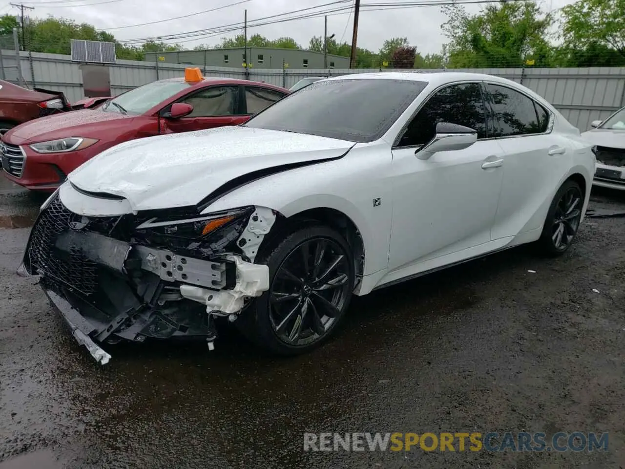 1 Photograph of a damaged car JTHGZ1E23P5029511 LEXUS IS 2023