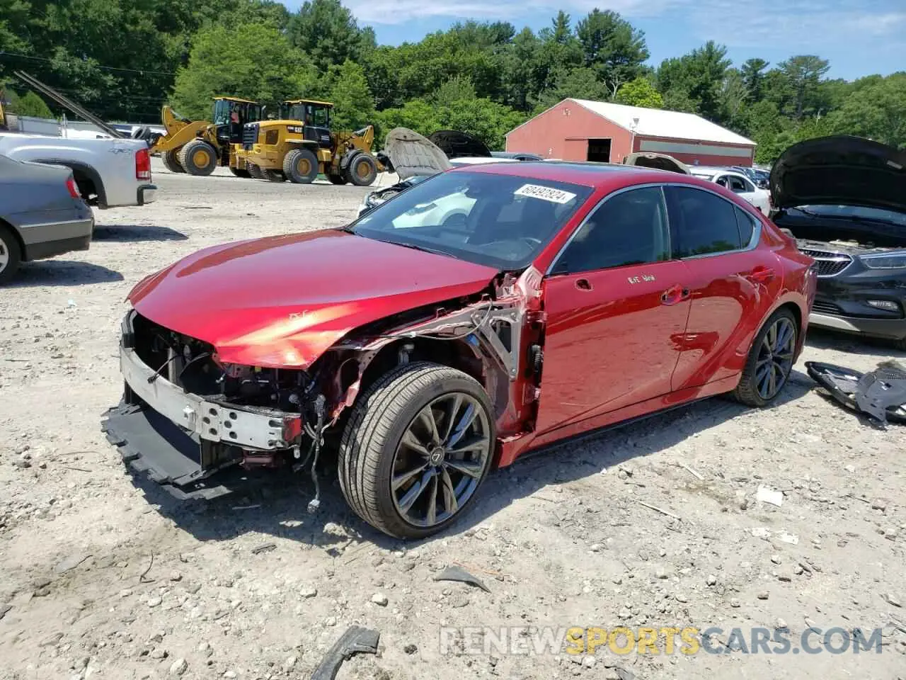1 Photograph of a damaged car JTHGZ1E2XP5029098 LEXUS IS 2023