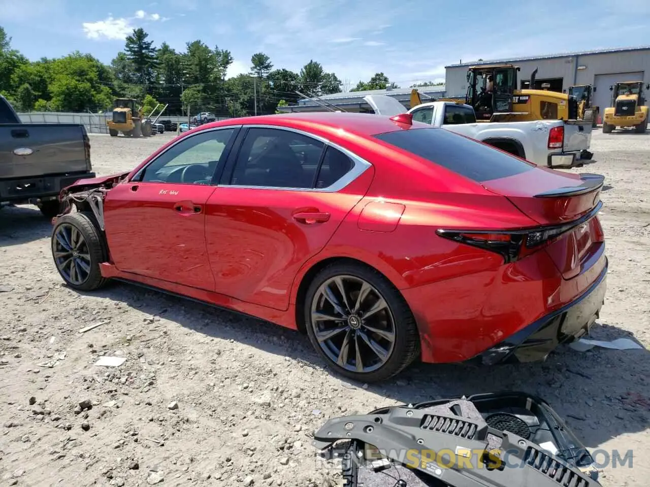 2 Photograph of a damaged car JTHGZ1E2XP5029098 LEXUS IS 2023