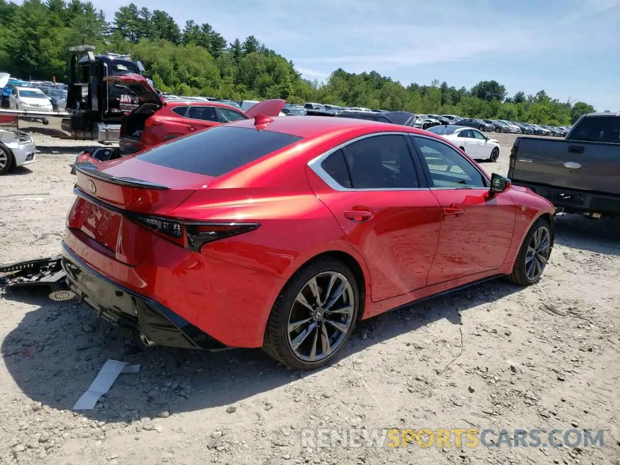 3 Photograph of a damaged car JTHGZ1E2XP5029098 LEXUS IS 2023