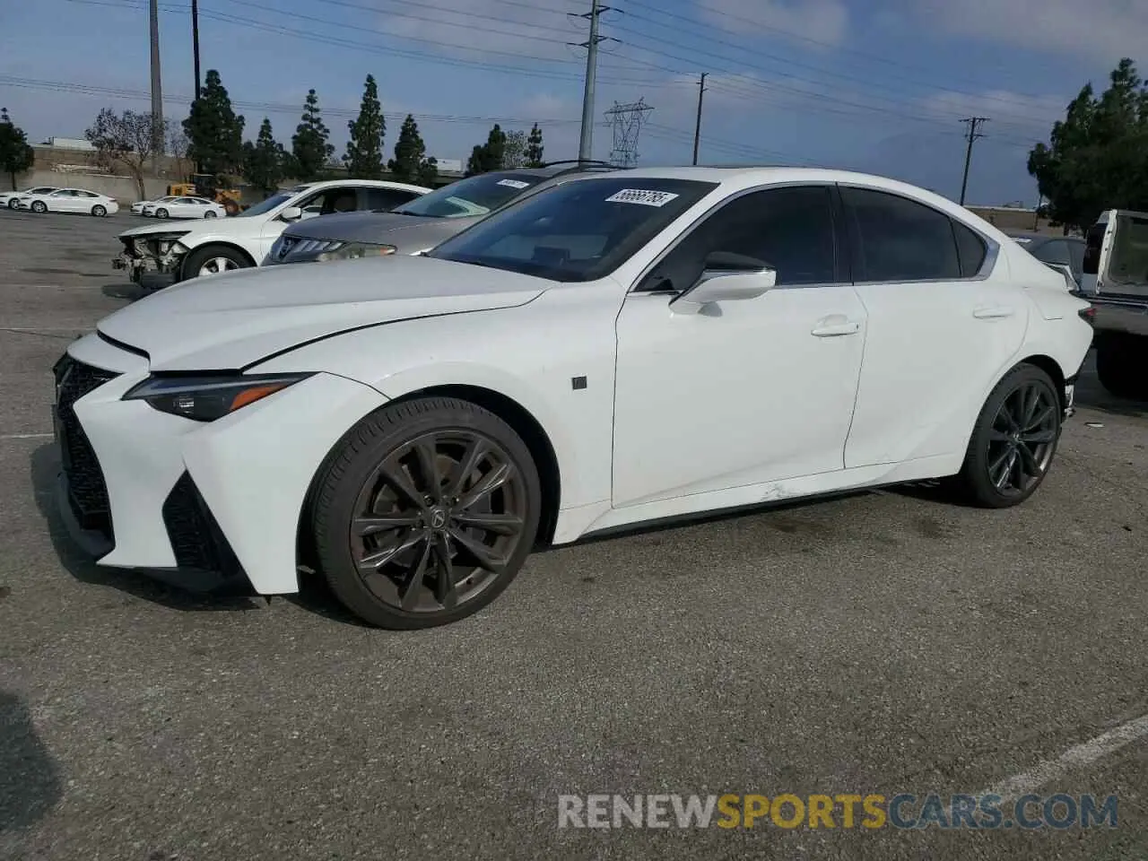 1 Photograph of a damaged car JTHB81F24R5054433 LEXUS IS 2024