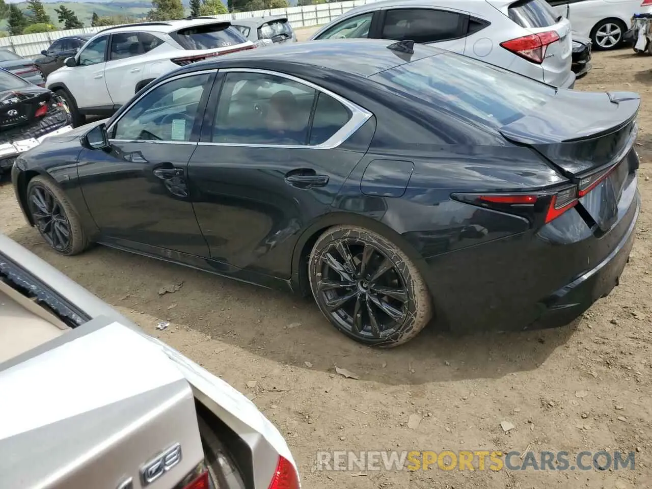 2 Photograph of a damaged car JTHB81F25R5054246 LEXUS IS 2024