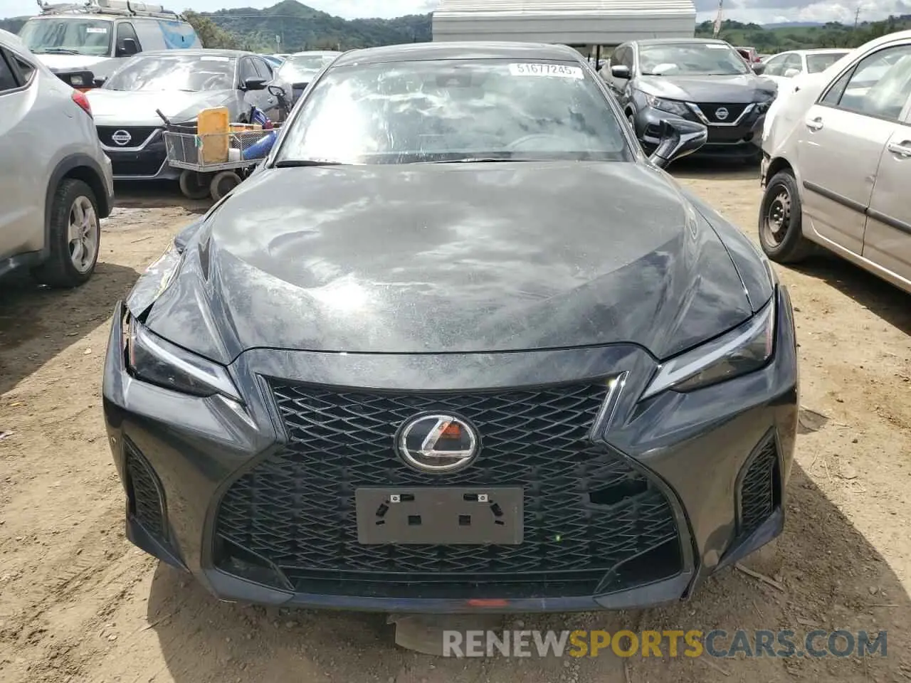 5 Photograph of a damaged car JTHB81F25R5054246 LEXUS IS 2024