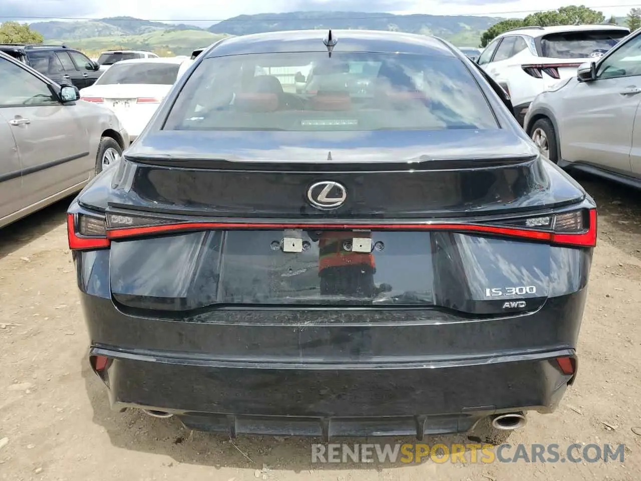 6 Photograph of a damaged car JTHB81F25R5054246 LEXUS IS 2024