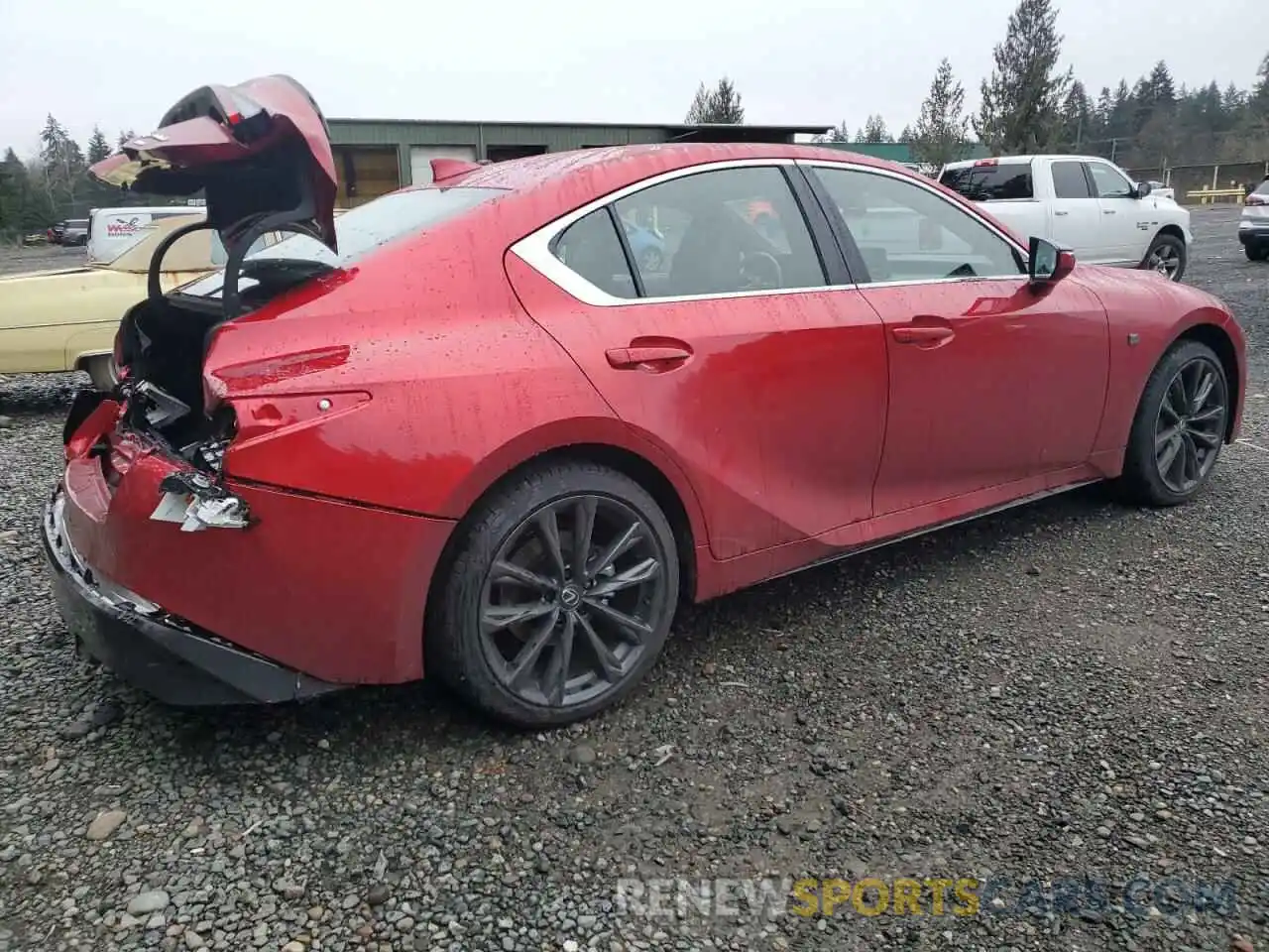 3 Photograph of a damaged car JTHB81F25R5054442 LEXUS IS 2024