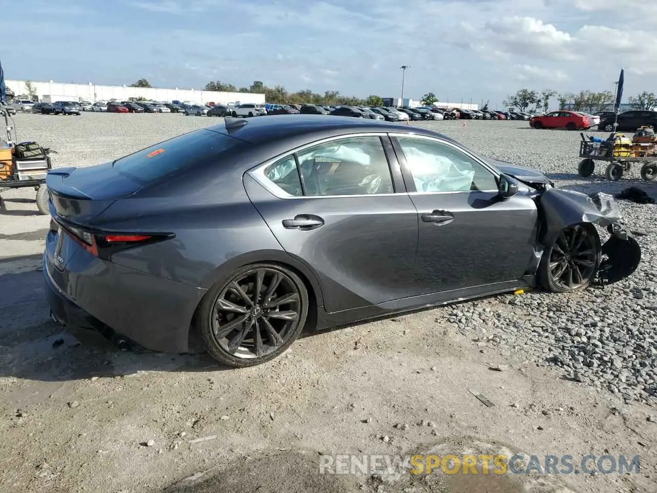 3 Photograph of a damaged car JTHBA1D2XR5131457 LEXUS IS 2024