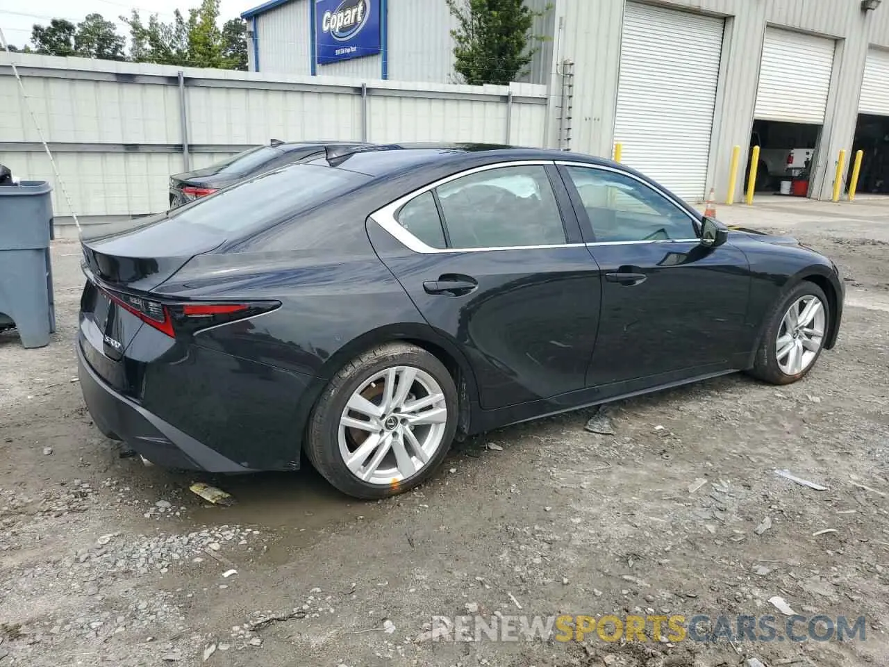 3 Photograph of a damaged car JTHCA1D24R5129899 LEXUS IS 2024