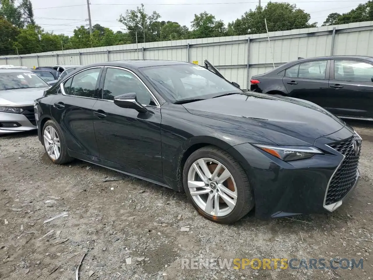 4 Photograph of a damaged car JTHCA1D24R5129899 LEXUS IS 2024