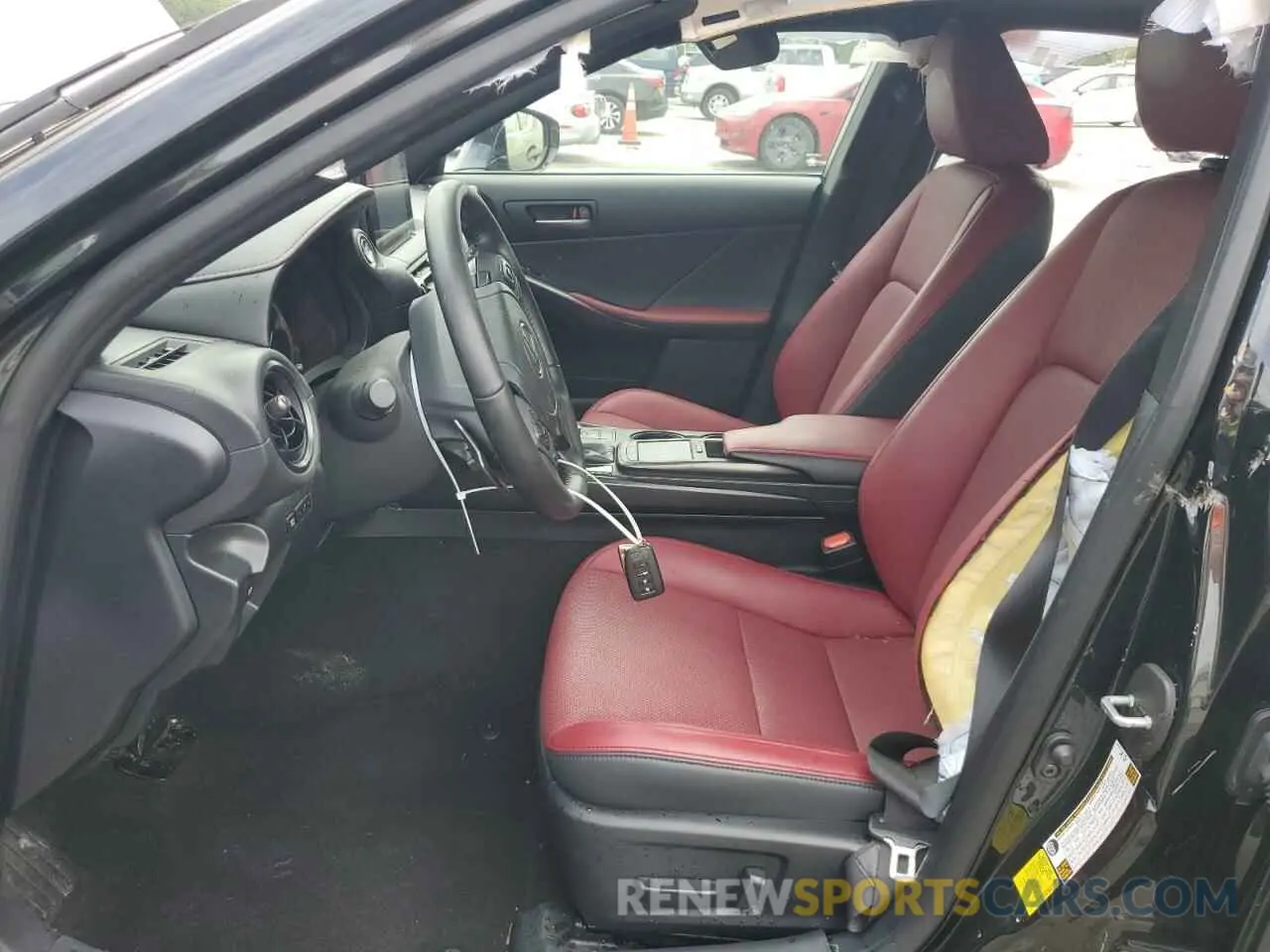 7 Photograph of a damaged car JTHCA1D24R5129899 LEXUS IS 2024