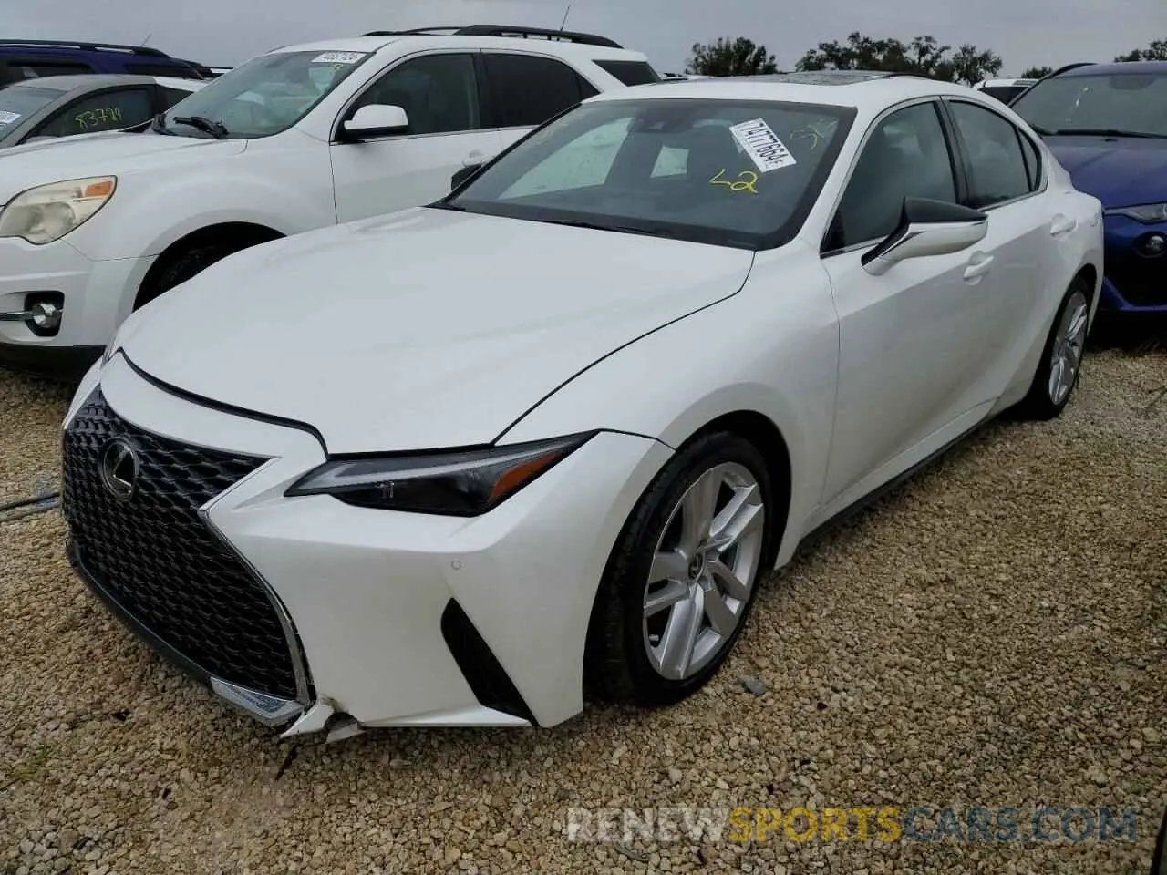 1 Photograph of a damaged car JTHCA1D25R5129491 LEXUS IS 2024