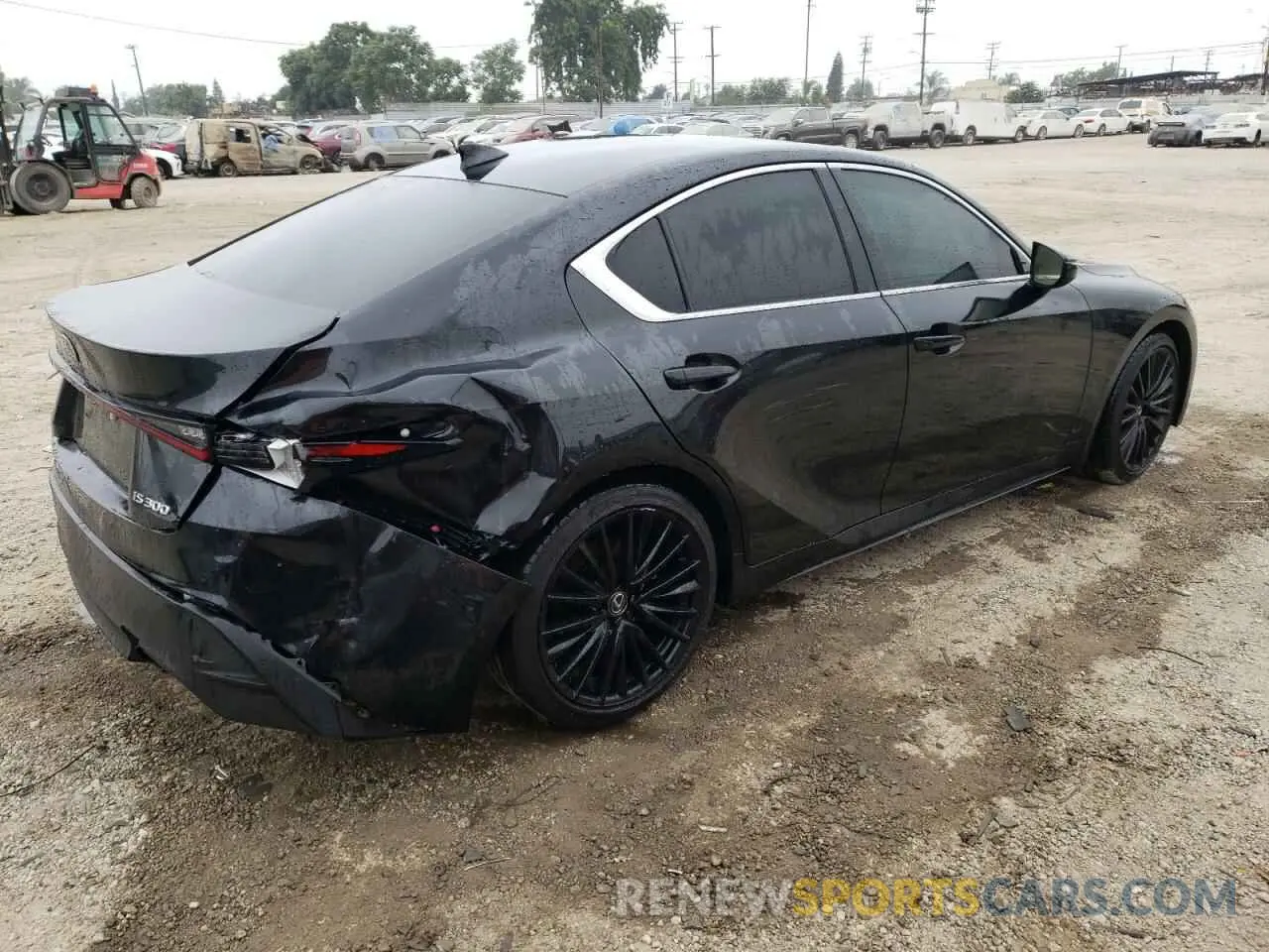3 Photograph of a damaged car JTHDA1D23R5129333 LEXUS IS 2024