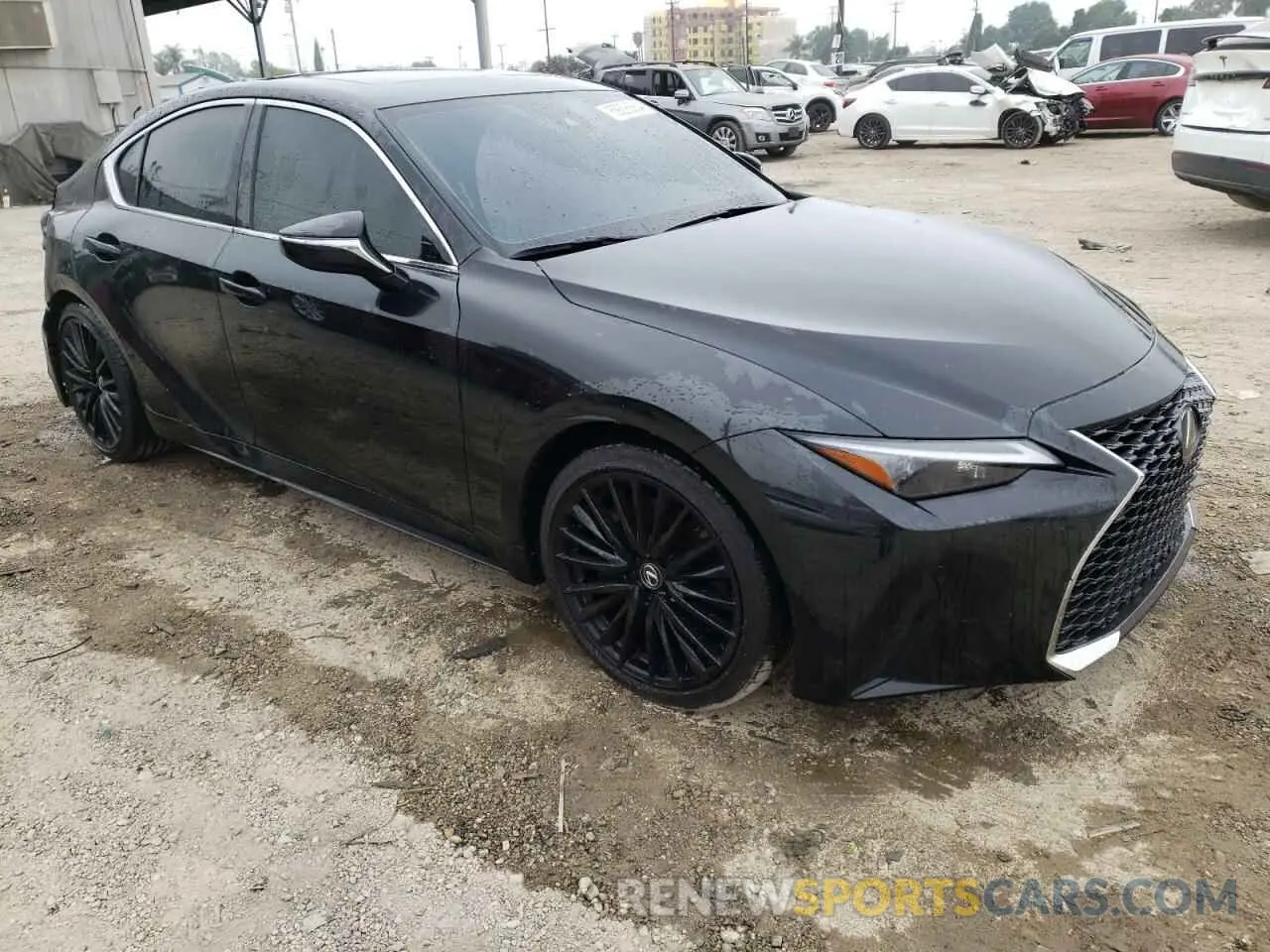 4 Photograph of a damaged car JTHDA1D23R5129333 LEXUS IS 2024
