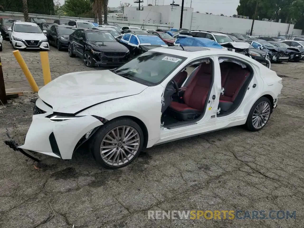 1 Photograph of a damaged car JTHDA1D24R5129048 LEXUS IS 2024