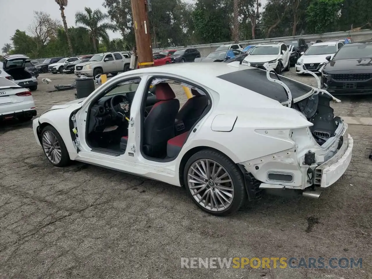 2 Photograph of a damaged car JTHDA1D24R5129048 LEXUS IS 2024