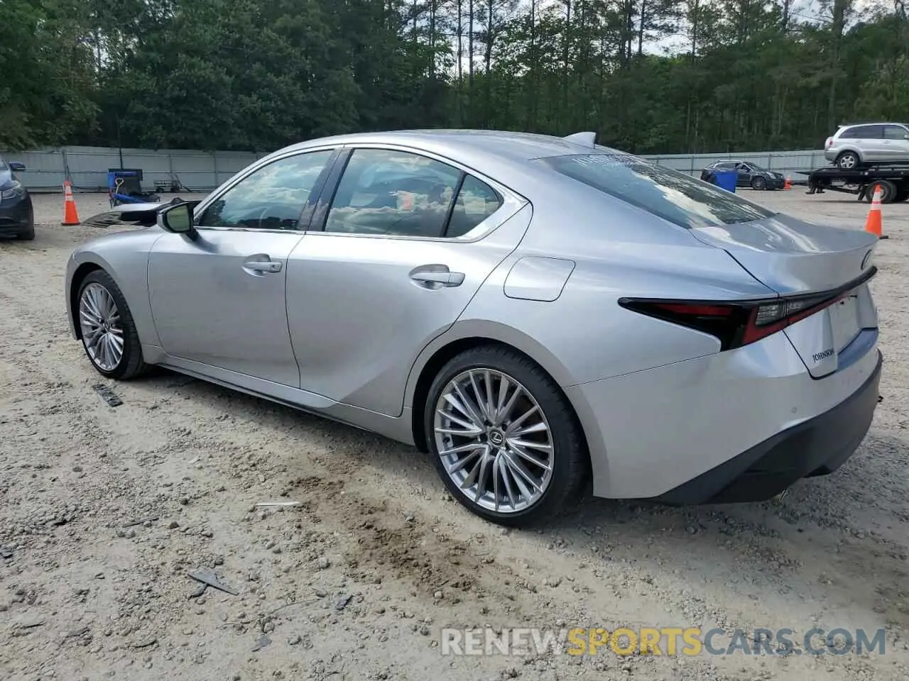 2 Photograph of a damaged car JTHDA1D26R5131903 LEXUS IS 2024