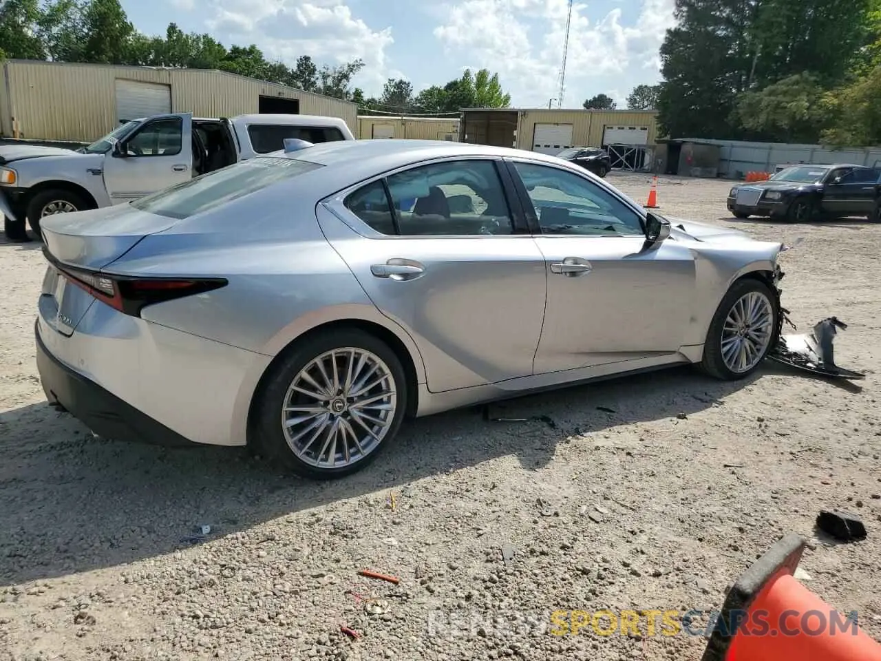 3 Photograph of a damaged car JTHDA1D26R5131903 LEXUS IS 2024