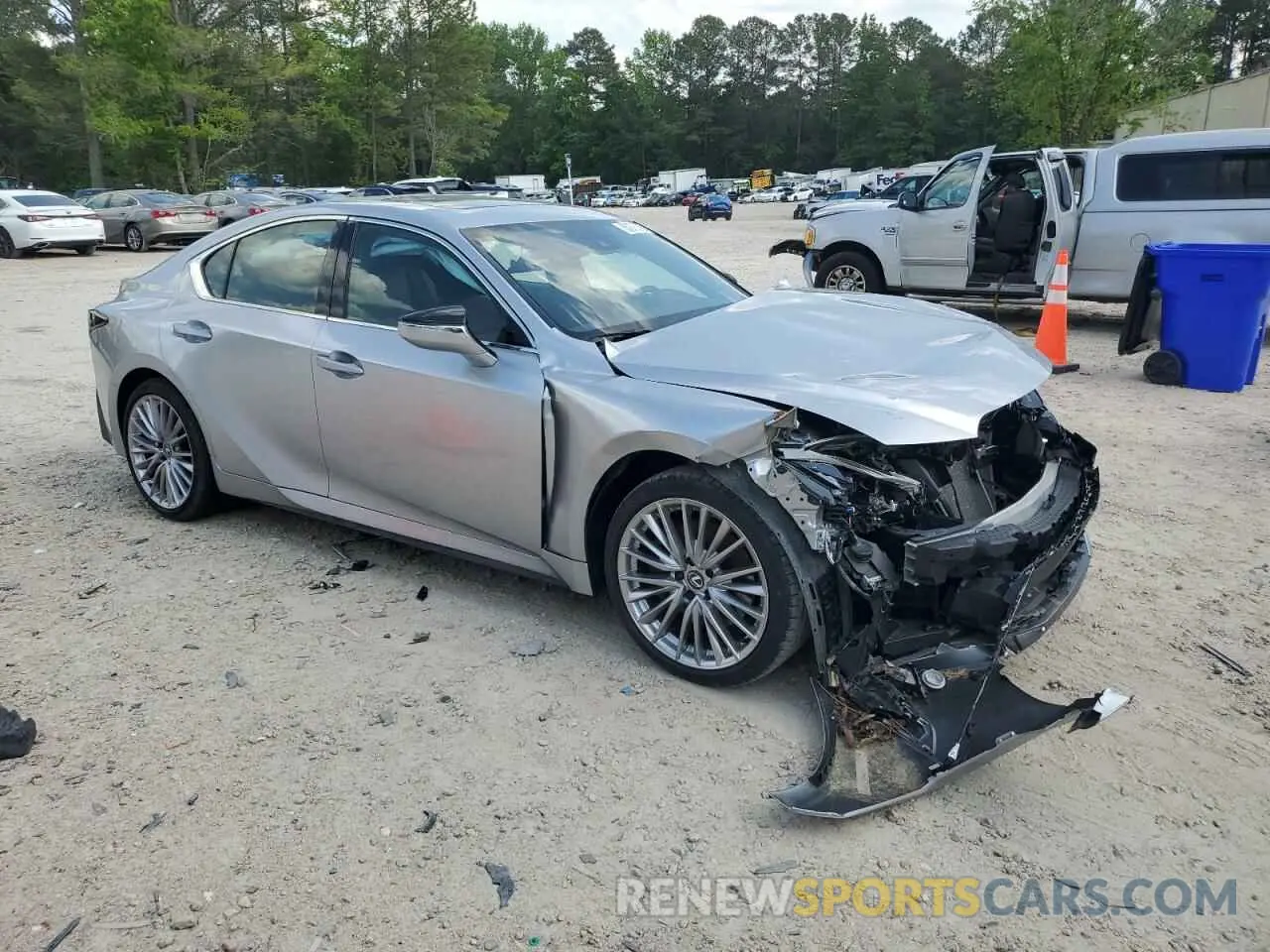 4 Photograph of a damaged car JTHDA1D26R5131903 LEXUS IS 2024