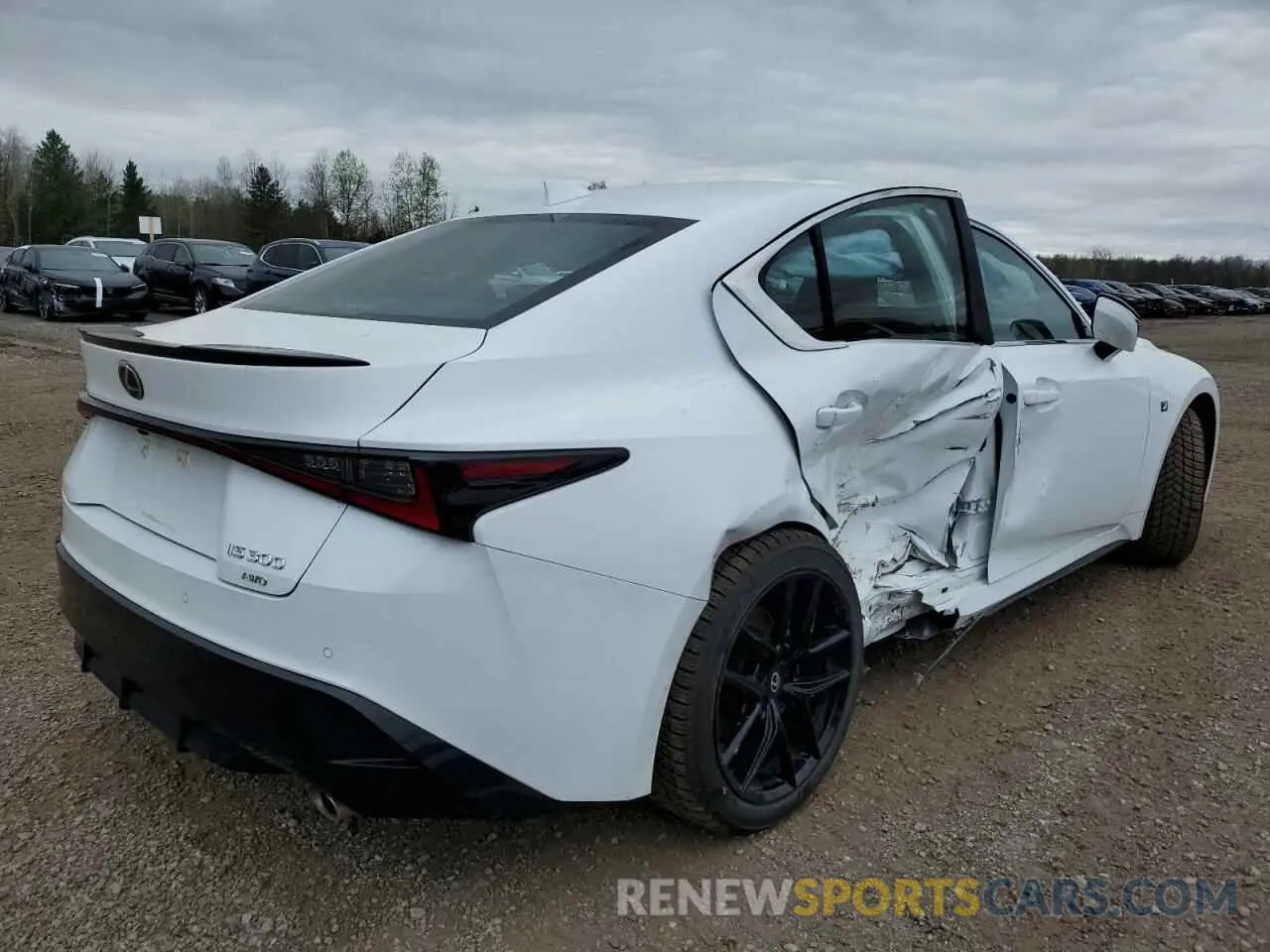 3 Photograph of a damaged car JTHG81F20R5054368 LEXUS IS 2024