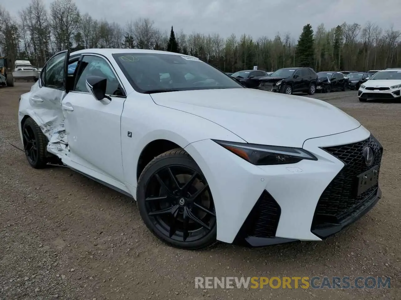 4 Photograph of a damaged car JTHG81F20R5054368 LEXUS IS 2024