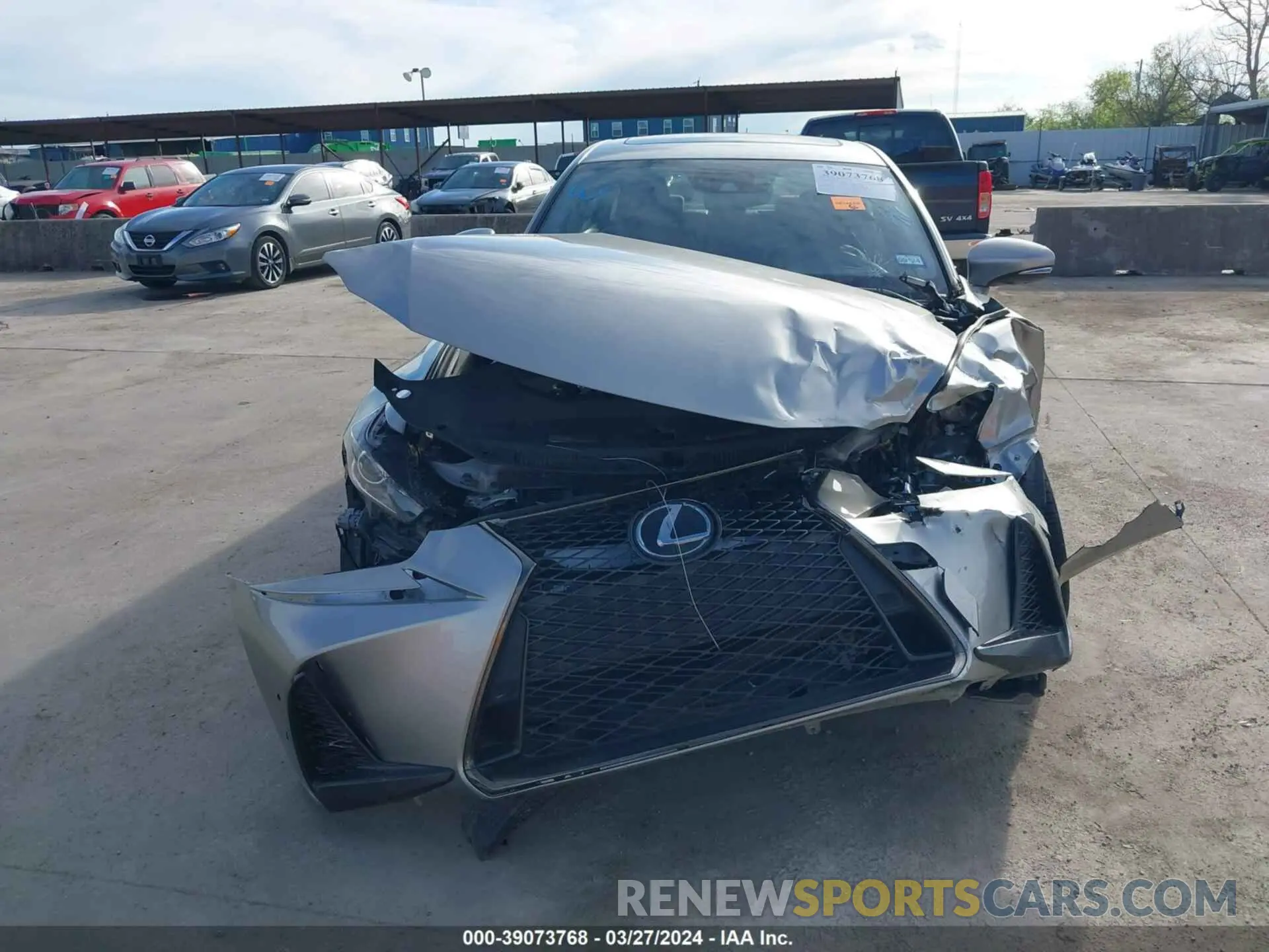 12 Photograph of a damaged car JTHBA1D20J5066512 LEXUS IS 300 2018