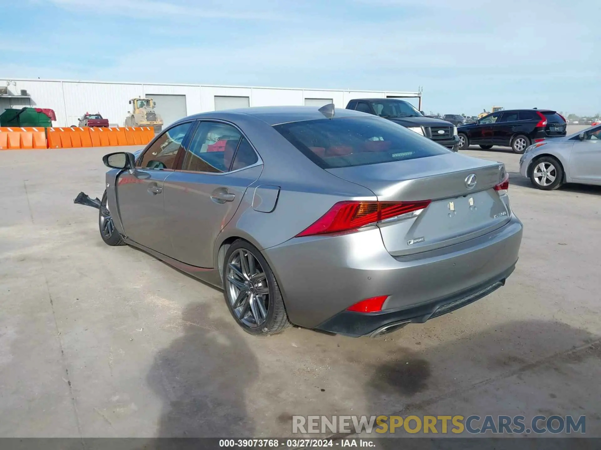 3 Photograph of a damaged car JTHBA1D20J5066512 LEXUS IS 300 2018