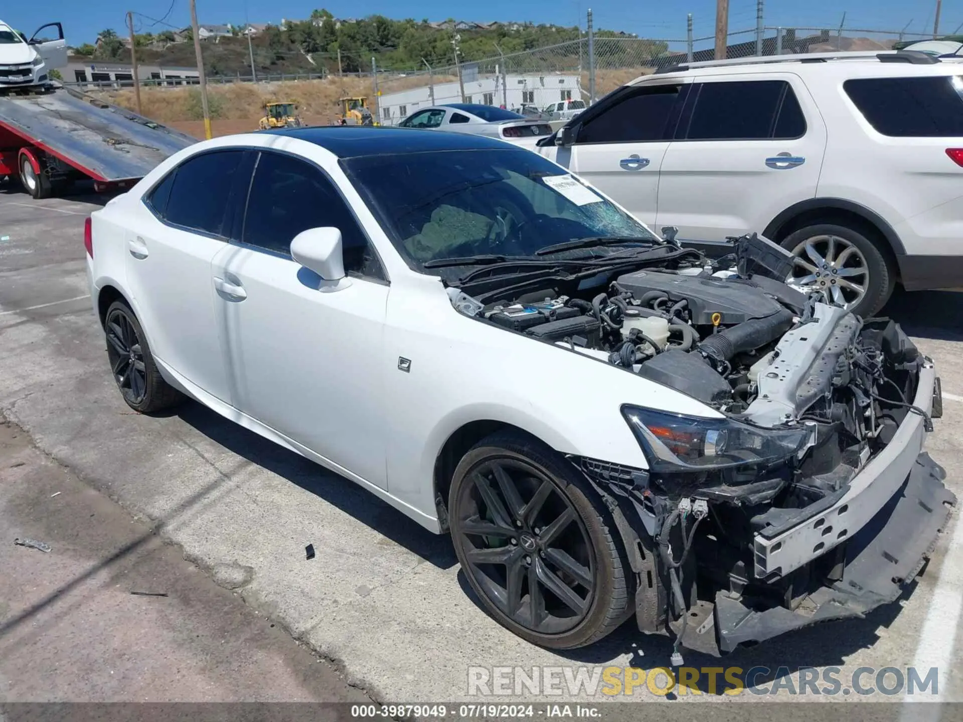 14 Photograph of a damaged car JTHBA1D23J5077701 LEXUS IS 300 2018