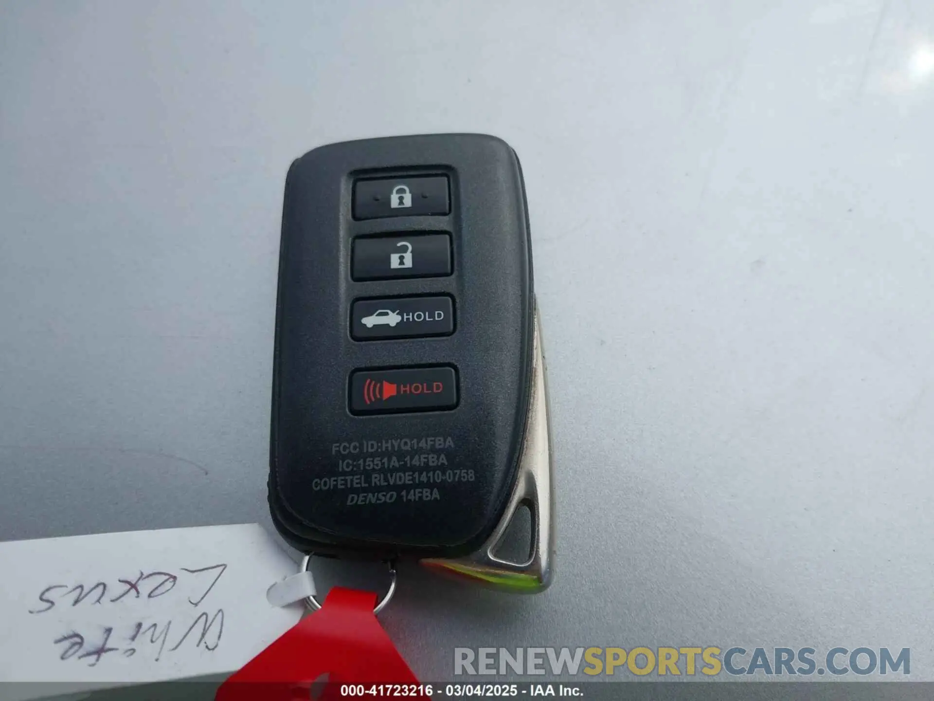 11 Photograph of a damaged car JTHBA1D20K5096708 LEXUS IS 300 2019