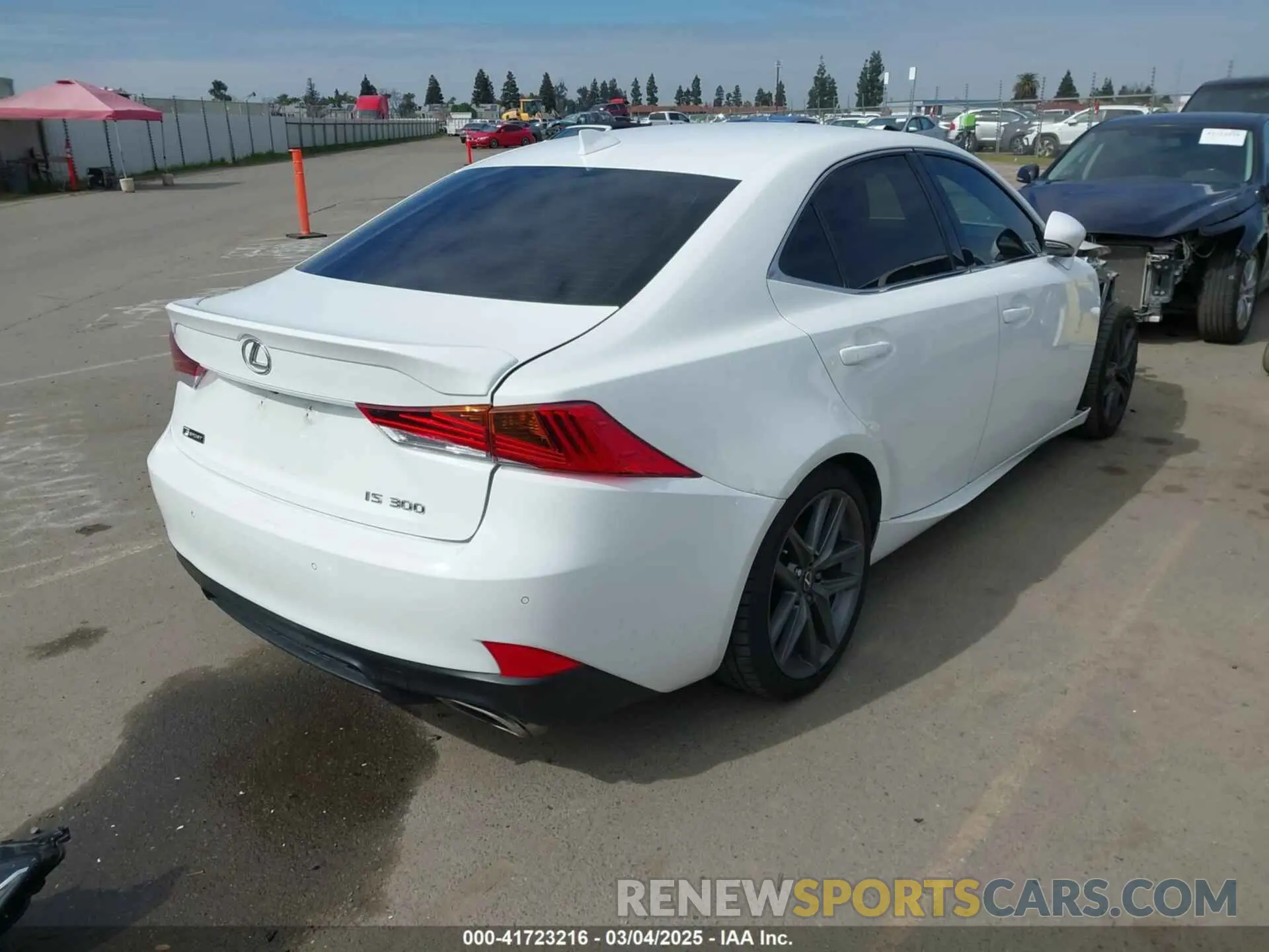 4 Photograph of a damaged car JTHBA1D20K5096708 LEXUS IS 300 2019
