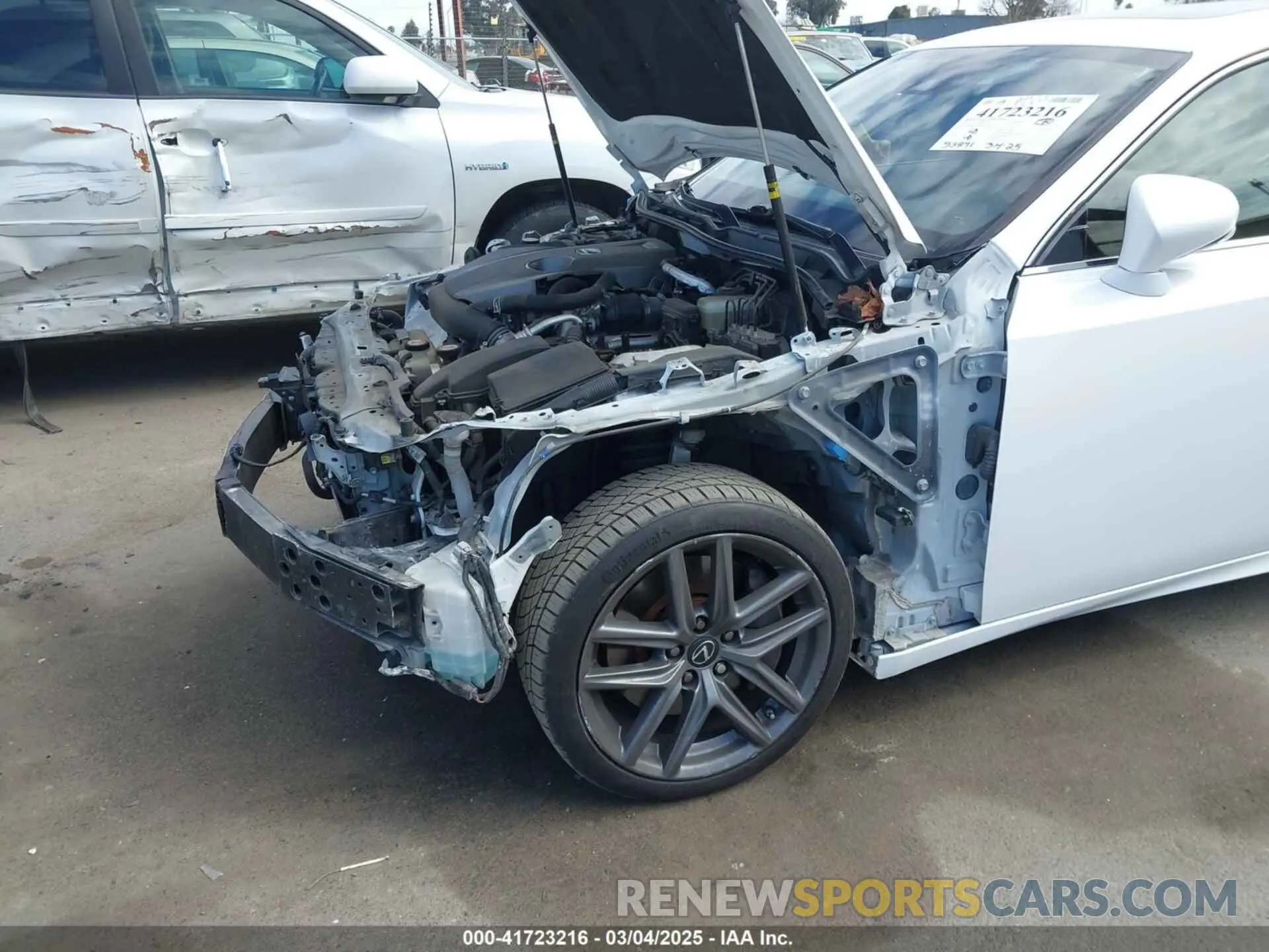 6 Photograph of a damaged car JTHBA1D20K5096708 LEXUS IS 300 2019