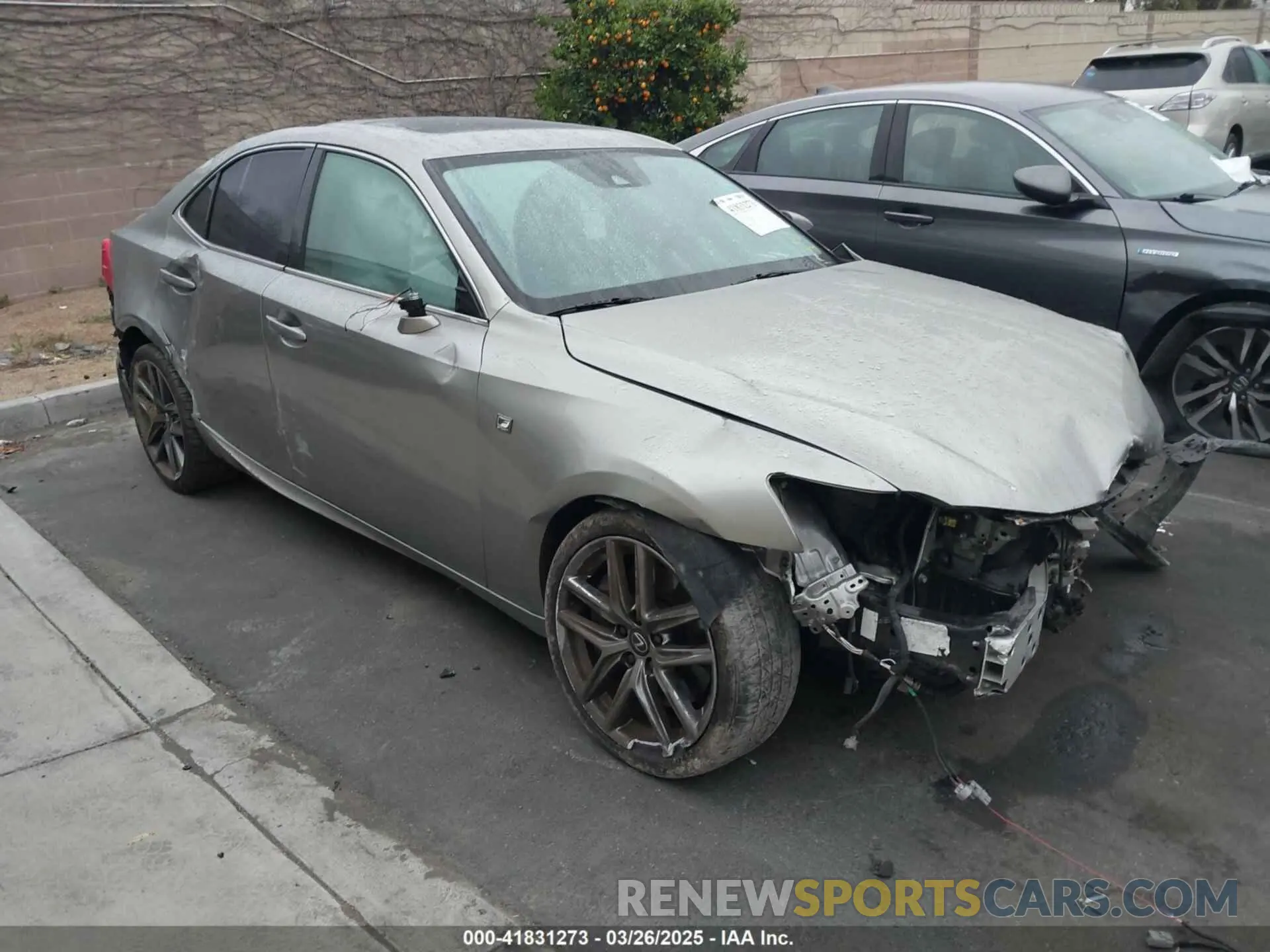 1 Photograph of a damaged car JTHBA1D21K5088150 LEXUS IS 300 2019